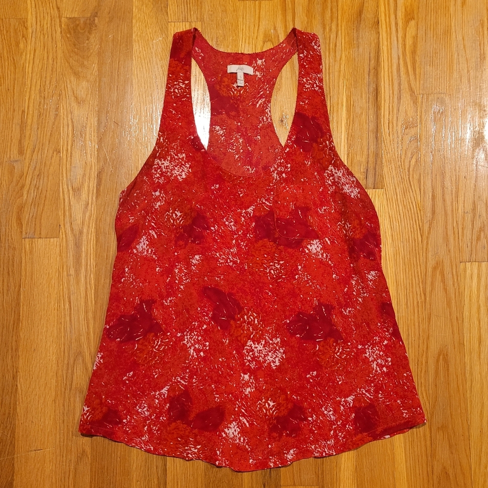 Joie | Silk racer back tank top